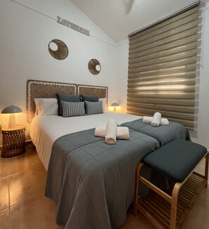 2 bedrooms, iron/ironing board, free WiFi, bed sheets