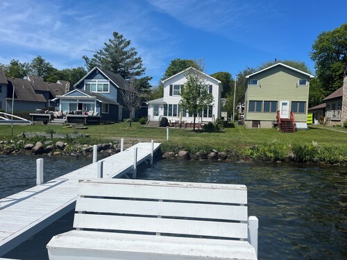 Fully renovated lake front home
on Delavan’s North Shore