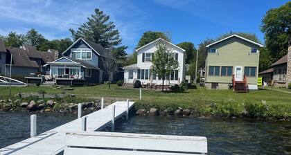 Fully renovated lake front home
on Delavan’s North Shore