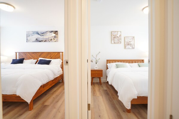 2 bedrooms, desk, iron/ironing board, free WiFi