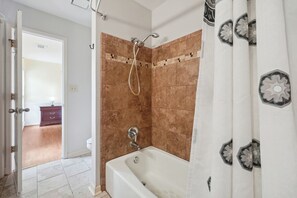 Hair dryer, towels