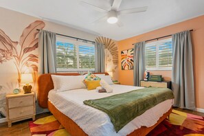 4 bedrooms, iron/ironing board, travel cot, free WiFi