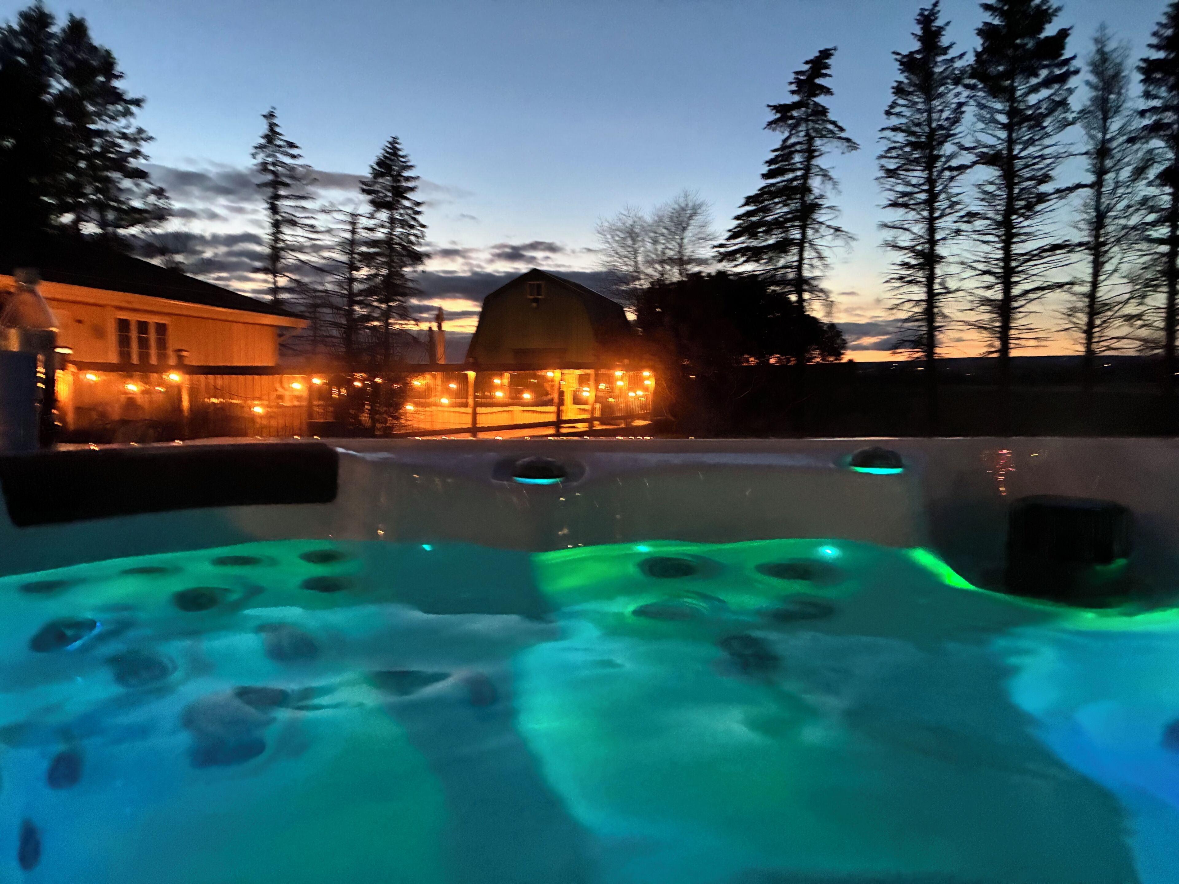 Baignoire à remous extérieure