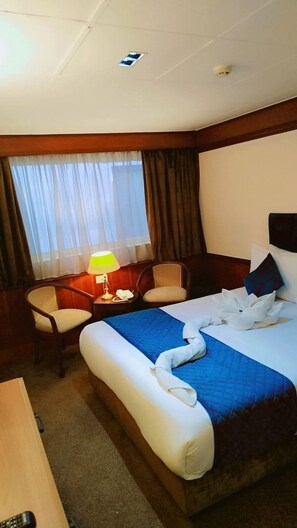 Dobbeltrom, hageutsikt | Safe på rommet