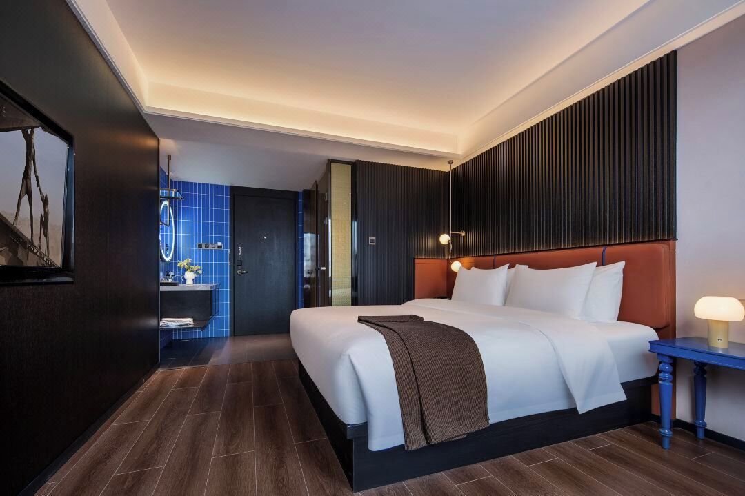 City Double Room, City View | Desk, laptop workspace, blackout curtains, soundproofing