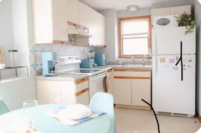 The Retro Apartment in Revere with outdoor area