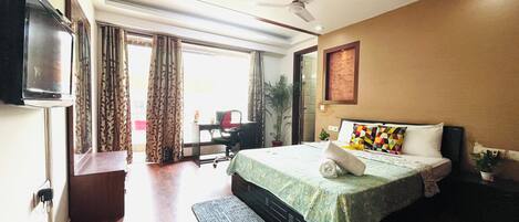 1 Schlafzimmer, Bügeleisen/Bügelbrett, kostenloses WLAN, Bettwäsche