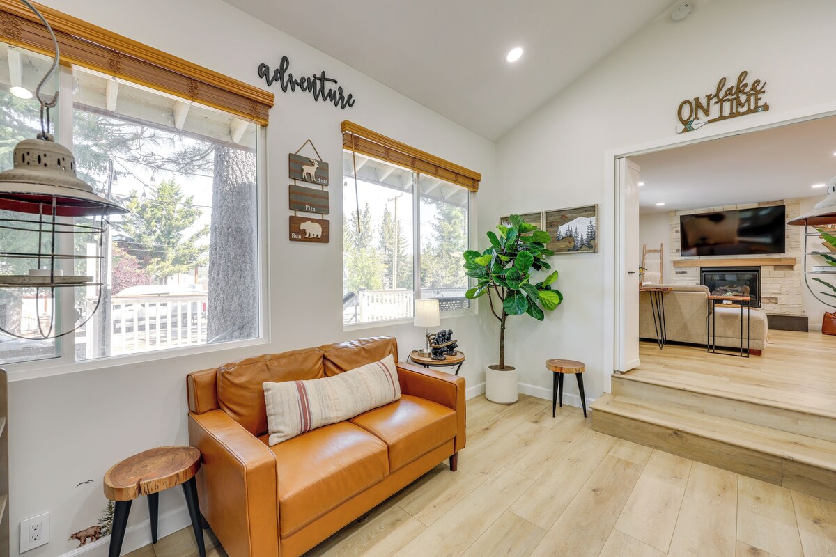 Photo 23 of Walk to Big Bear Marina: Modern Home w/ Hot Tub!