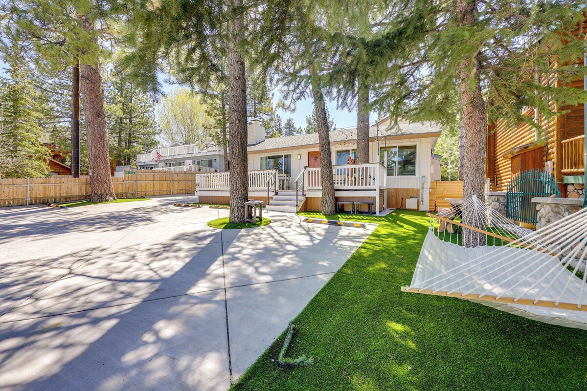 Photo 31 of Walk to Big Bear Marina: Modern Home w/ Hot Tub!