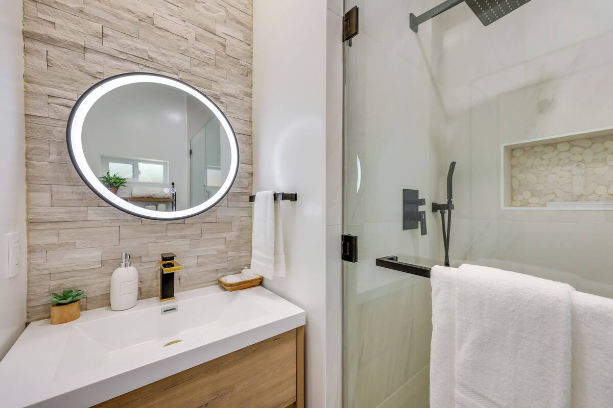 Photo 17 of Walk to Big Bear Marina: Modern Home w/ Hot Tub!
