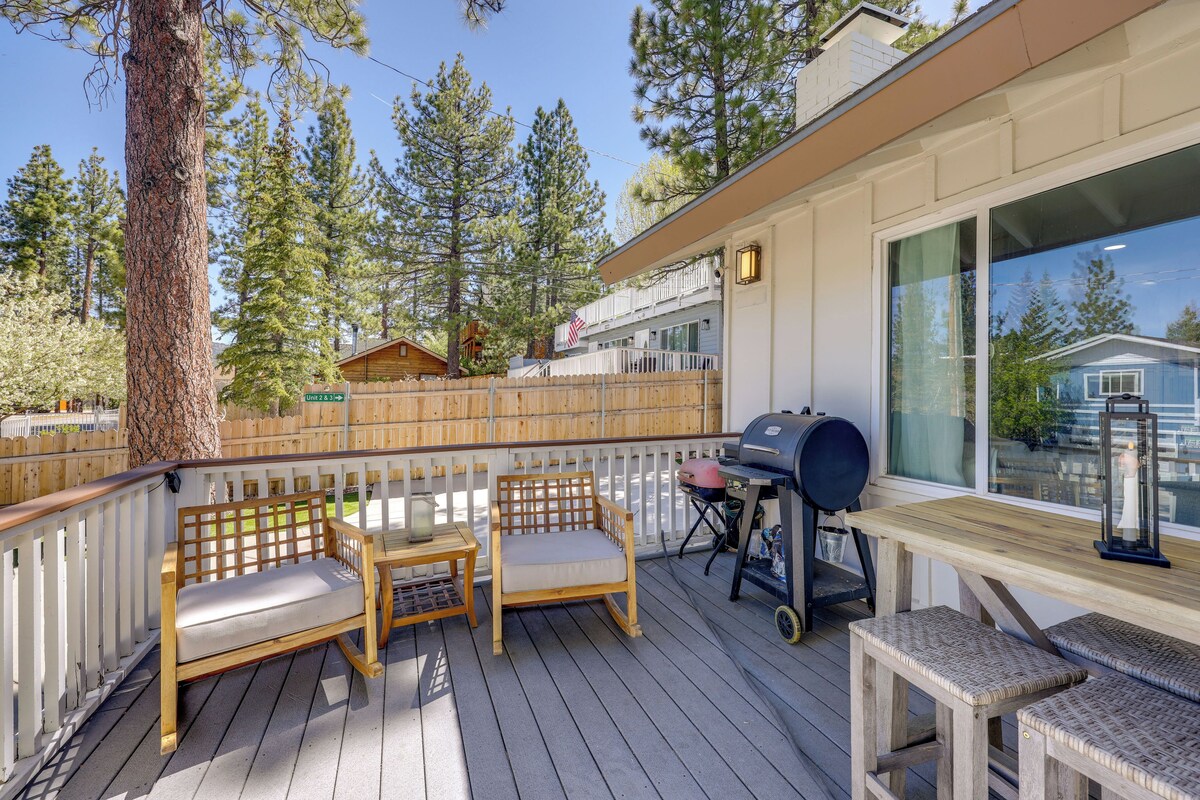 Photo 28 of Walk to Big Bear Marina: Modern Home w/ Hot Tub!