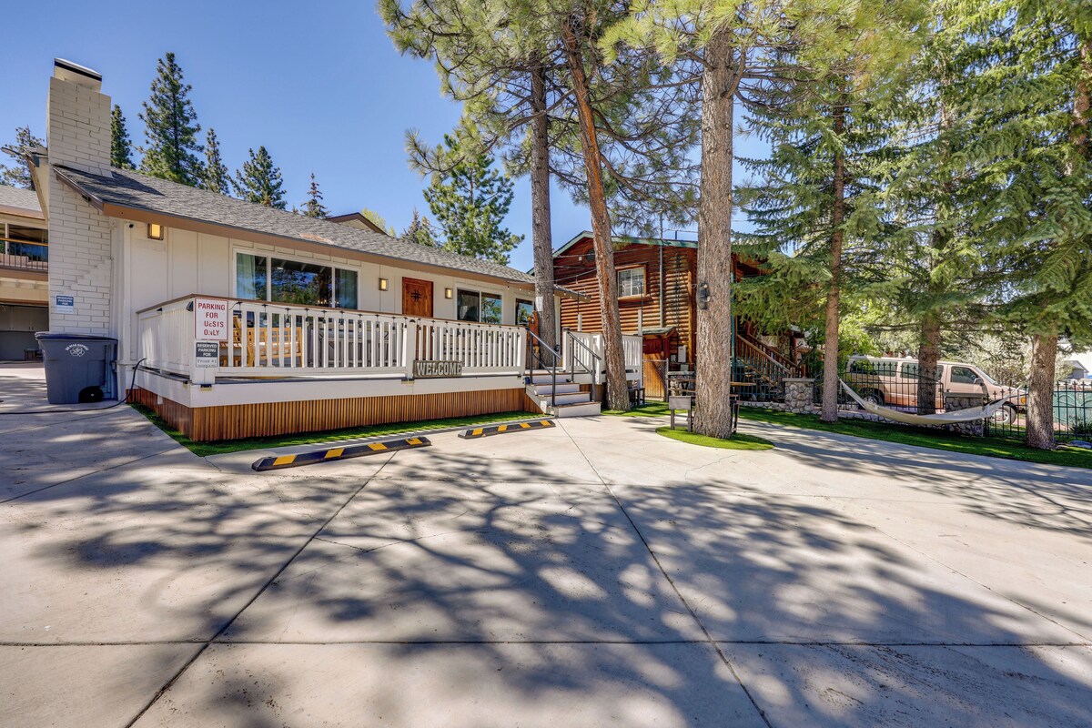 Photo 32 of Walk to Big Bear Marina: Modern Home w/ Hot Tub!