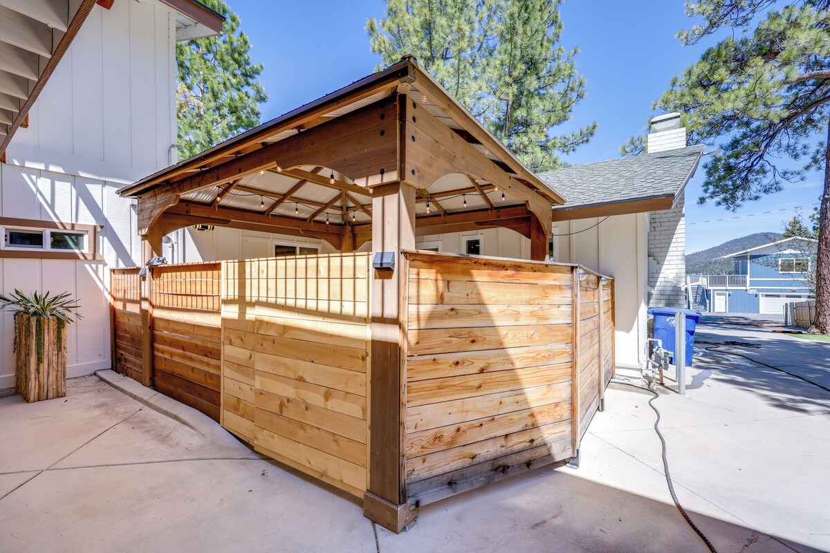 Photo 26 of Walk to Big Bear Marina: Modern Home w/ Hot Tub!
