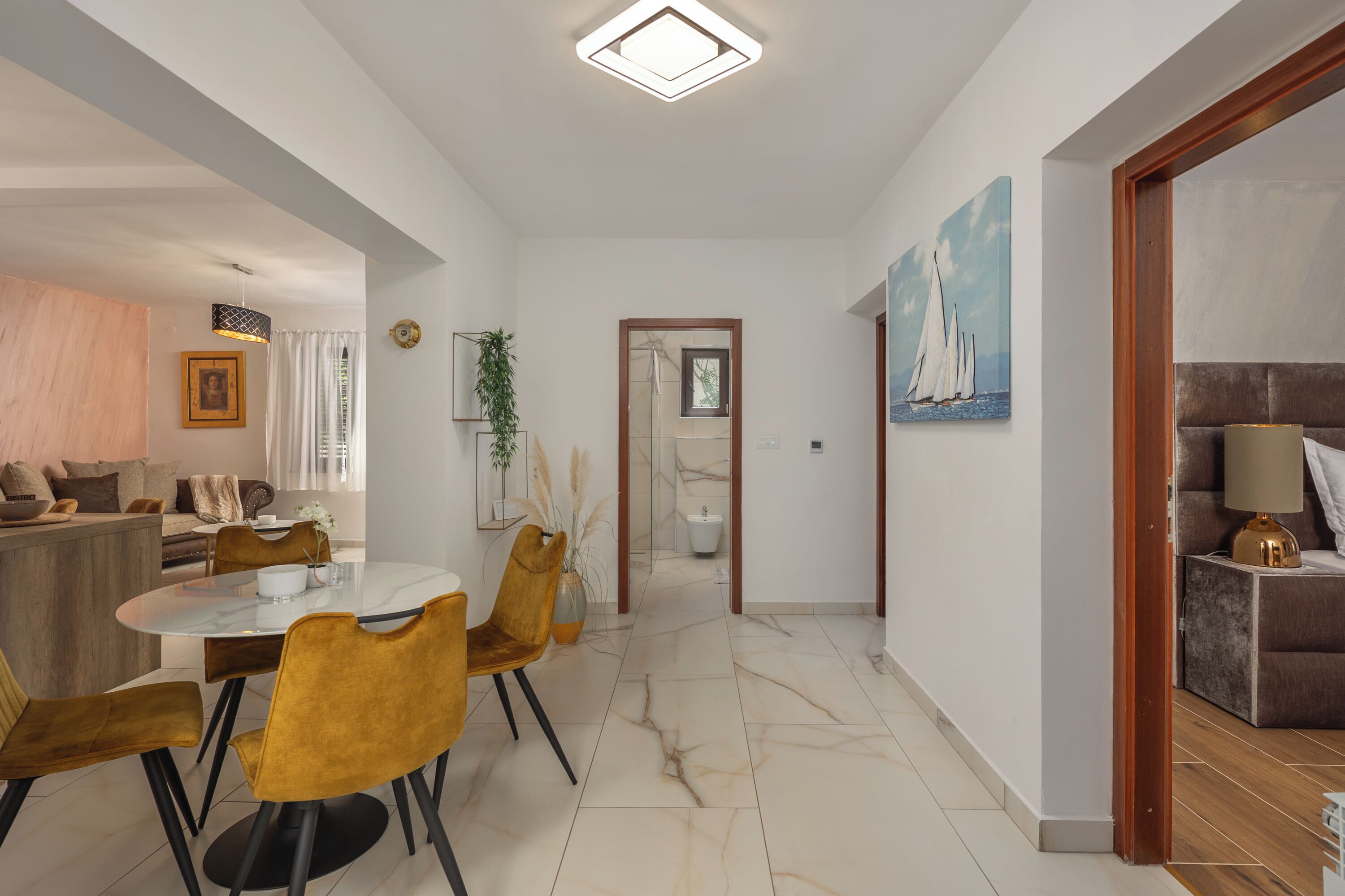 Family House, Multiple Bedrooms, 2 Bathrooms, Mountainside (Villa Natali With Pool And Sea View) | Interior
