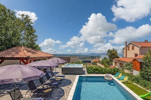 Outdoor pool - Villa Natali With Pool And Sea View (Kraljevica)