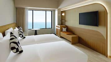 Superior Twin Room, Non Smoking, Ocean View (Main) | In-room safe, iron/ironing board, free WiFi, bed sheets
