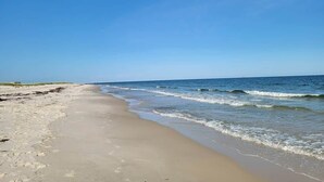 On the beach