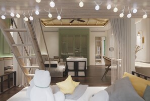 Villa familiar | Área de sala de estar