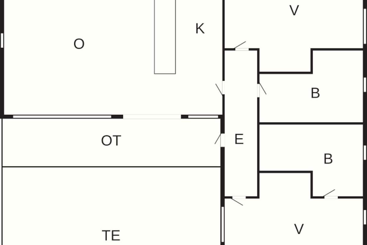 Comfort House, 2 Bedrooms | Floor plan