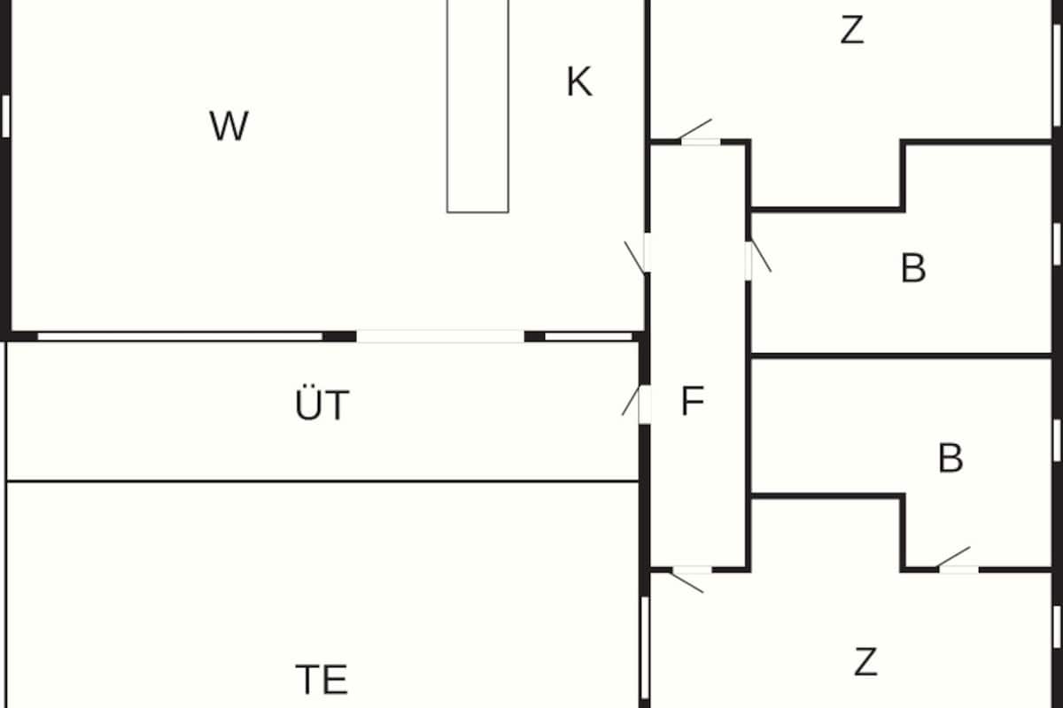 Deluxe House, 2 Bedrooms | Floor plan