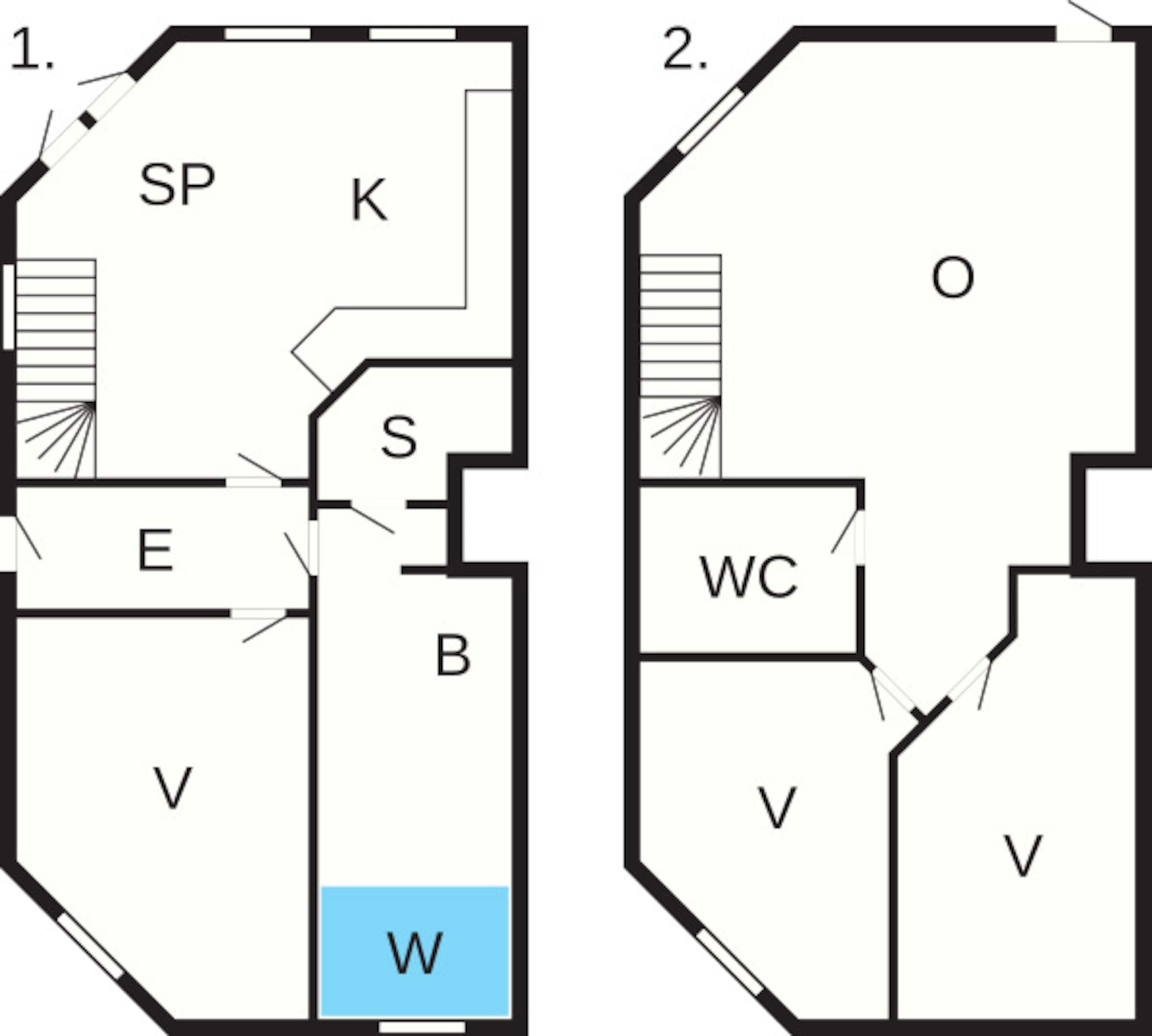 Classic-Apartment, 4 Schlafzimmer | Grundriss