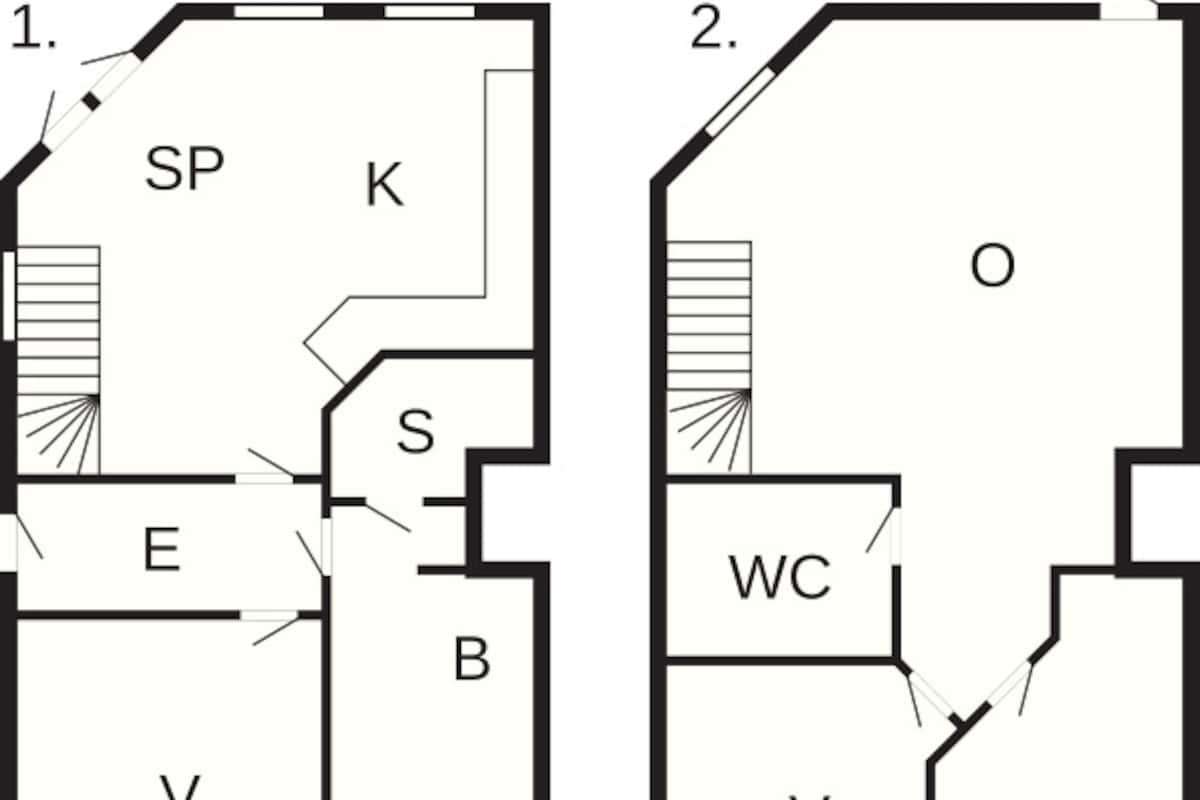 Apartamento clássico, 4 quartos | Planta do andar