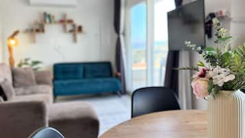 Departamento, balcón, vista al mar | Tabla de planchar con plancha y wifi gratis