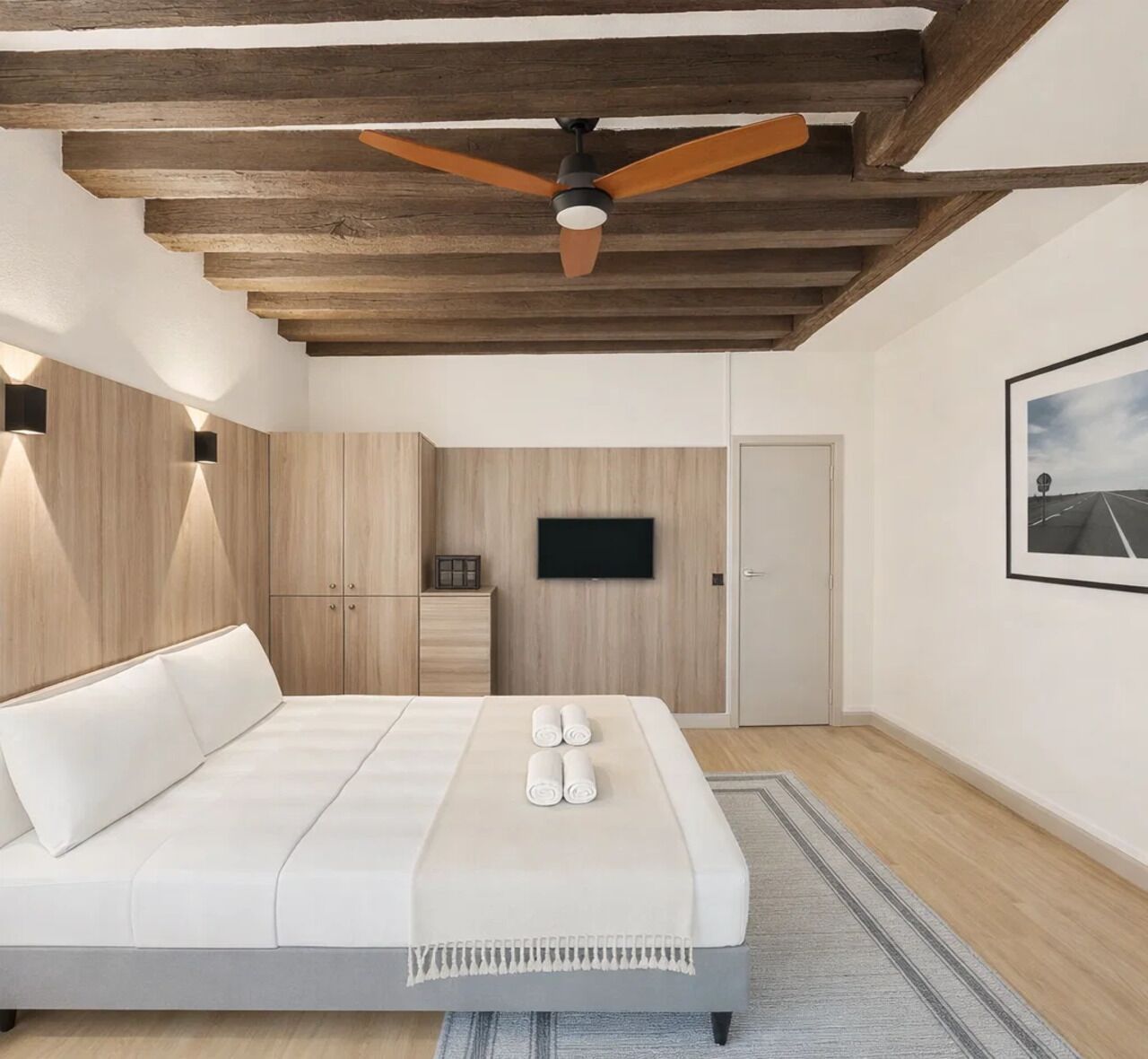 Standard-studio | Silitysrauta/-lauta, ilmainen Wi-Fi, vuodevaatteet