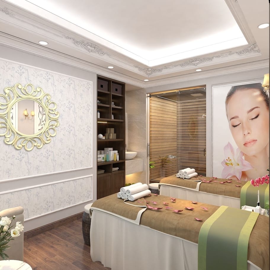 Sauna, hot tub, steam room, mud baths, hydrotherapy, hot stone massages