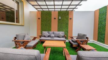 Villa, Balcony, Resort View | Living area | 60-inch Smart TV with satellite channels