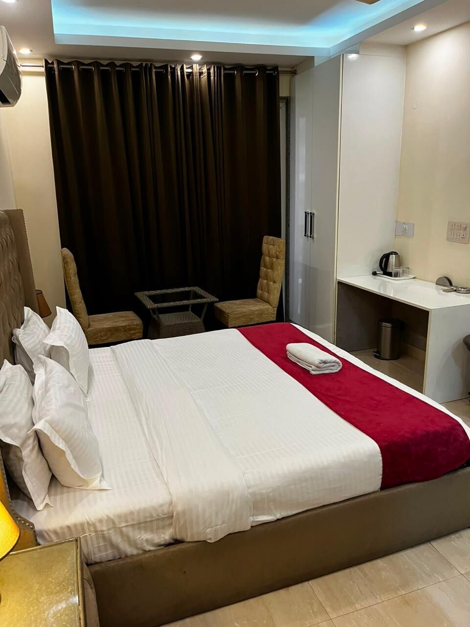 Egyptian cotton sheets, premium bedding, down duvets, memory-foam beds