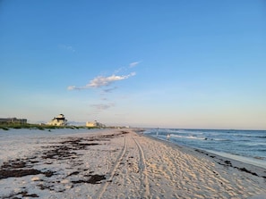 On the beach, sun-loungers, beach towels - Blanche's Boudoir- A Little Sass, A Lot of Seaside (Gulf Shores)