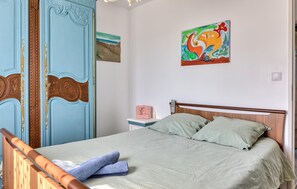 2 chambres, draps fournis