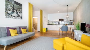 Televisie en een tafeltennistafel