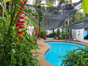 Pool - Spacious Garden Villa 4-bedroom house with Private Pool near Clark (Angeles City)