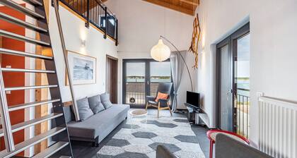 Appartement 'Sonnenwind Am Hainer See' avec vue sur le lac et Wi-Fi