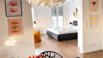 2 chambres, bureau, lit parapluie, Wi-Fi gratuit