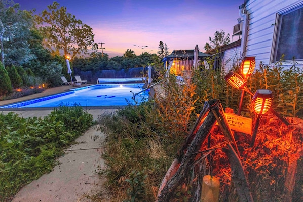 Piscine chauffée