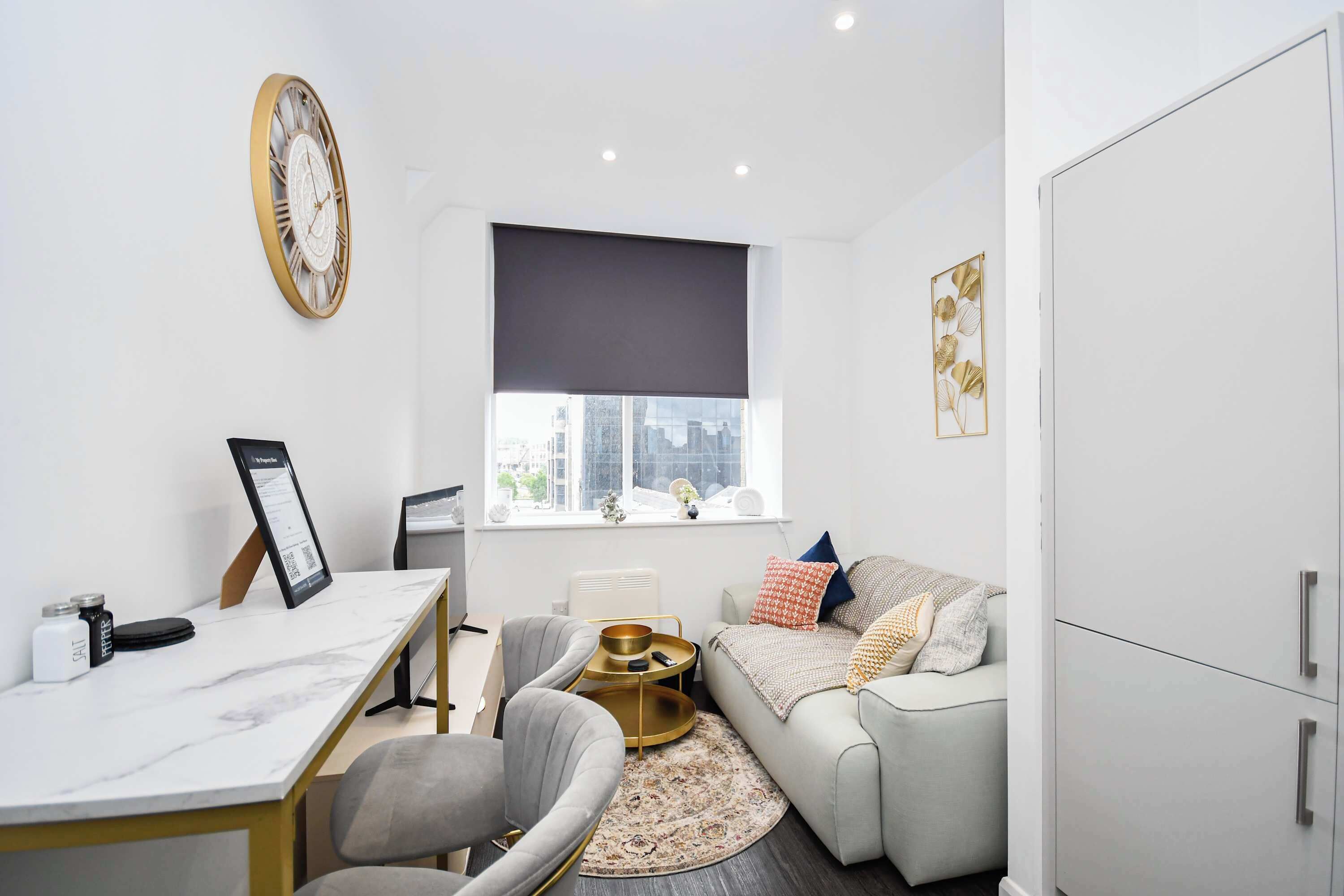 Televisie en een kantoor