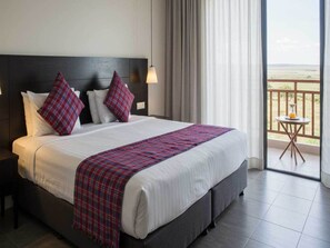 Habitación estándar doble, balcón | Wifi gratis y ropa de cama