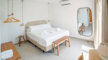 Premium tweepersoonskamer, uitzicht op stad | Hypoallergeen beddengoed, geluiddichte muren