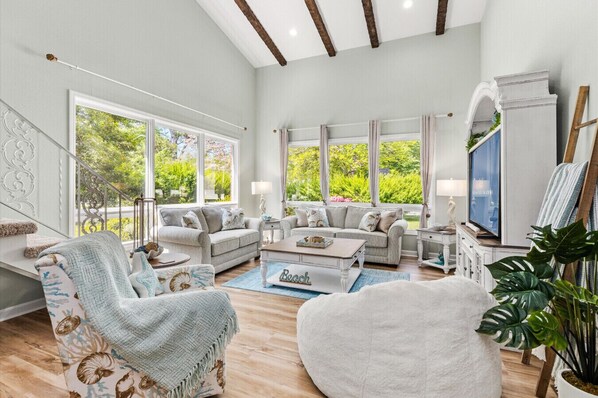 Smart TV, video games, DVD player, table tennis