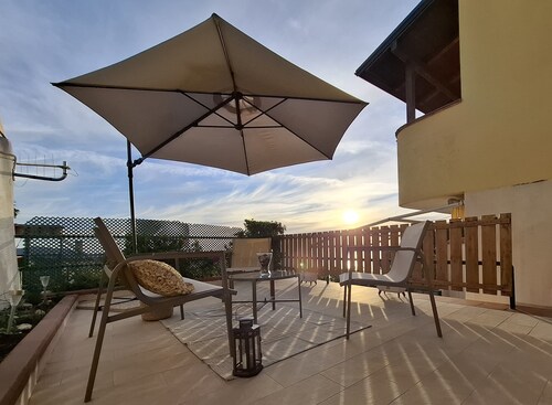 Terrace with a Sea View in Agropoli