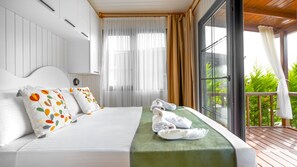 Triple Room, Pool View | Premium bedding, bed sheets - Kekova Garden Village  (Demre)