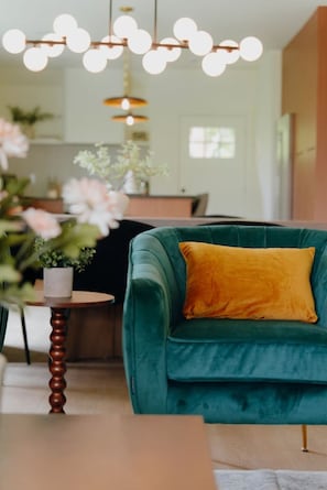 TV, fireplace - Two Homes Under One Roof · Sleeps 14 · 4 Parking (Seattle)
