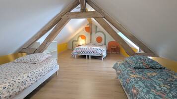 1 chambre, Wi-Fi gratuit, draps fournis