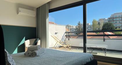 Vila Camélia - Suite Paixão with private terrace