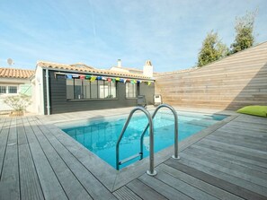 Pool - Villa in St-Martin-de-Ré with heated pool for 6 ppl, 3 bedrooms (Saint-Martin-de-Ré)