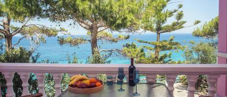 小型开间, 阳台, 海景 | 阳台景观