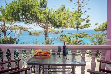 Junior Studio, Balcony, Sea View | Balcony view. Sterre of the Sea